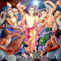 Panca Tattva Kirtan Canvas Art